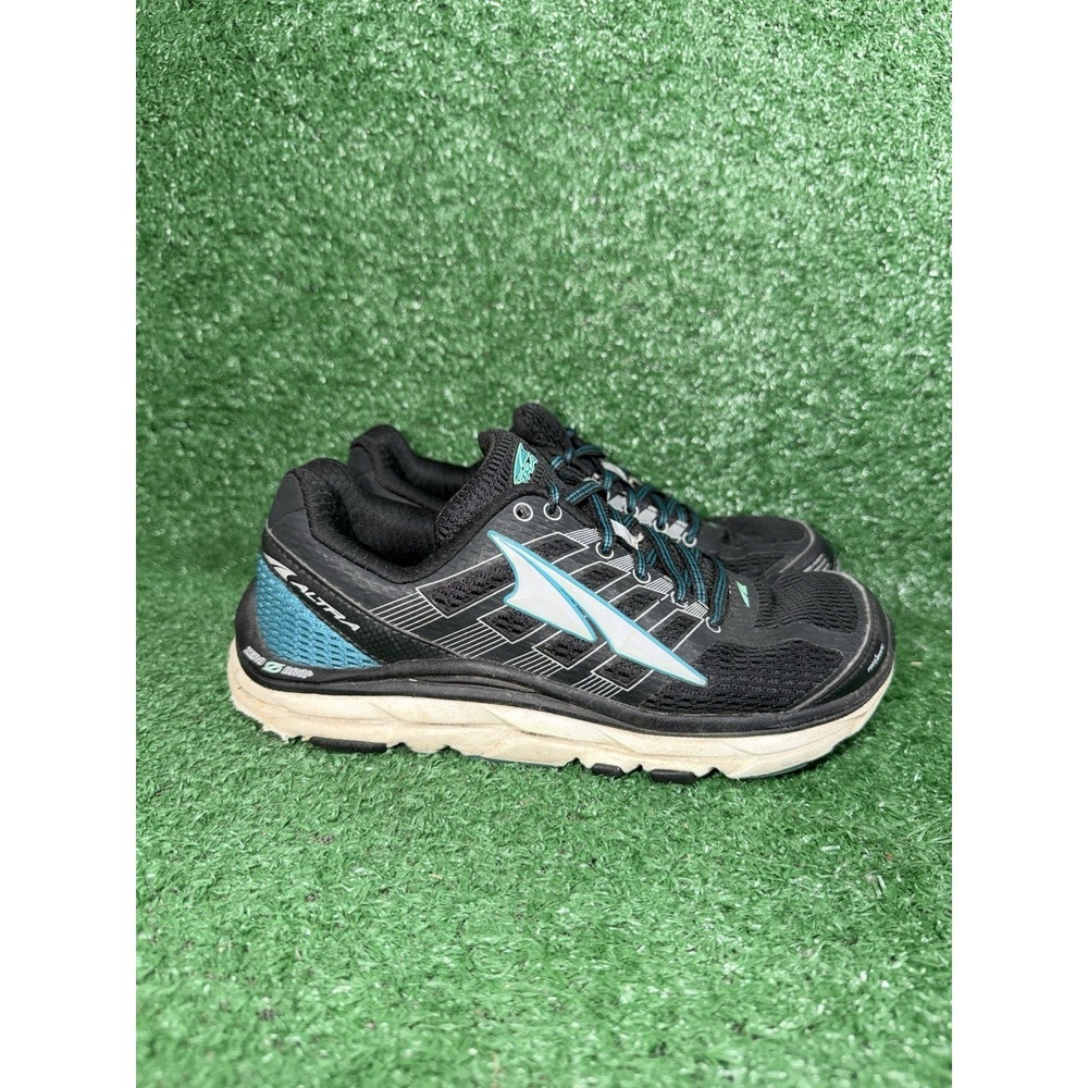 Altra Provision 3.0 Womens Size 6.5 Black Blue Outdoor Running Comfort Shoes